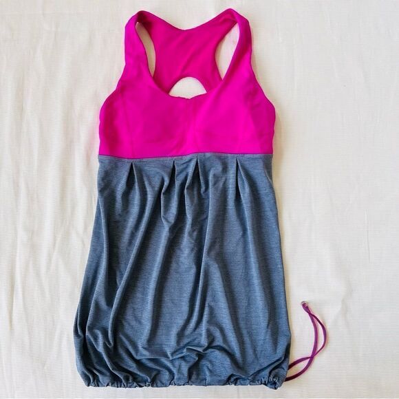Lululemon Womens Top Work Out Tank Sports Bra Yoga Gym Workout Fitness Used 4 - Picture 1 of 3
